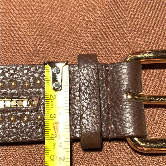 Michael Kors leather inlay/studs belt in EC - Picture 6 of 15